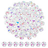 80Pcs Glass Sew on Rhinestones GLAA-ME0001-15A-1