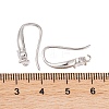 Rack Plating Brass Cubic Zirconia Earring Hooks KK-S374-05P-05-3
