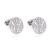 Non-Tarnish 304 Stainless Steel Stud Earring Findings X-STAS-M228-U01-01P-1