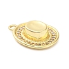 Brass Micro Pave Cubic Zirconia Pendants X-KK-L229-030G-2