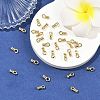 SHEGRACE Brass Cord Ends XGRQ1R160-351G-4