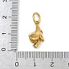 304 Stainless Steel Micro Pave Cubic Zirconia Pendants SA-CBA1D2B-01G-B-3