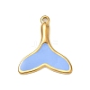 304 Stainless Steel Enamel Pendants SA-CBA8A4A-06G-1
