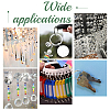 200Pcs 4 Styles Brass Split Rings FIND-UN0016-24-6