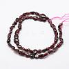 Natural Garnet Beads Strands G-F521-36-2