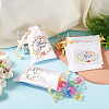Flower Thank You Polyester Satin Storage Drawstring Bags ABAG-TAC0005-09B-8