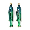 304 Stainless Steel Enamel Pendants STAS-C150-01A-1
