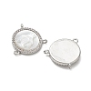 Brass Micro Pave Clear Cubic Zirconia Chandelier Component Links CU-CBA5585-03P-01-2
