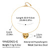 304 Stainless Steel Heart Pendant Necklaces for Women AR9427-1-1