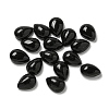 Natural Black Stone Cabochons G-Q173-02B-06-1