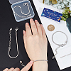 6Pcs Brass European Style Bracelet Jewelry Making PPJ-SC0001-02-3