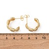 Brass Micro Pave Cubic Zirconia Stud Earrings EJEW-B153-03G-5