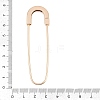 Alloy Extra Large Safety Pin Brooches PALLOY-P333-02G-3