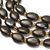 Natural Gold Pyrite/Golden Pyrite Beads Strands G-F833-E01-01-4