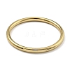 3Pcs PVD Vacuum Plating 202 Stainless Steel Plain Ring Bangle Sets BJEW-M317-15G-2