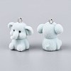 Flocky Animal Resin Pendants FIND-S001-06A-2