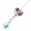 Natural Mixed Gemstone Big Pendants G-N333-008G-3