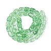 Transparent Crackle Glass Beads Strands GLAA-Q108-04A-05-2