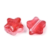 Transparent Spray Painted Glass Beads X1-GLAA-NH0003-01I-2