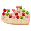 Heart Bamboo Lollipop Display Stands ODIS-WH0030-87-1