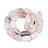 Natural Agate Beads Strands G-Q606-97B-04-3