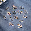 20Pcs 2 Colors Alloy Crystal Rhinestone Links ALRI-PH0001-22-2
