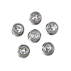 201 Stainless Steel Rhinestone Beads STAS-F318-02P-1