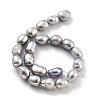 Dyed Natural Cultured Freshwater Pearl Beads Strands PEAR-P062-29C-3