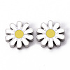 304 Stainless Steel Enamel Beads STAS-T052-15P-1