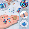 180Pcs 6 Styles Dyed Natural & Synthetic Imperial Jasper Beads Strands G-TA0002-41-5