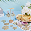 90Pcs 9 Styles Iron Filigree Joiners IFIN-PH0001-35-4
