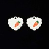 Spray Painted Alloy Pendants ENAM-S127-034-RS-2