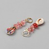 Alloy Shell Shape Leverback Earrings EJEW-WH0004-194C-2
