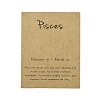 12 Constellation Theme Cardboard Jewelry Display Cards AJEW-TAC0003-10B-1