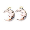 Printed Alloy Pendants AL-CBA7256-26G-01-1