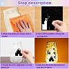 12 Sheets 6 Styles Religion Self-Adhesive PVC Waterproof Picture Stickers DIY-WH0605-010-4