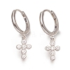 925 Sterling Silver Huggie Hoop Earrings STER-D033-18P-1