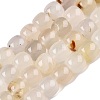 Natural White Agate Beads Strands G-T138-135-4