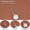 2Pcs 2 Style Iron Clip Pocket Watch Chain DIY-UN0003-62-5