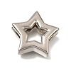 Brass Slide Charms KK-CBAEEA8-07P-1