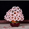 Undyed Natural Rose Quartz Chips Tree of Life Display Decorations TREE-PW0001-27A-1
