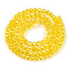 Electroplate Glass Beads Strands EGLA-A034-T4mm-A35-2