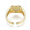 Brass Enamel Cuff Rings RJEW-S044-136-NF-4