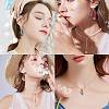 28Pcs 7 Colors Transparent Resin Pendants RESI-FS0002-45-6