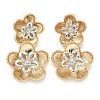 Alloy Stud Earrings EJEW-M092-02G-4