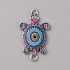 Alloy Enamel Connector Charms ENAM-WH0061-47K-1