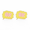 Word OK Enamel Pin LS-PALLOY-S132-292-1