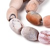 Dyed Natural Agate Beads Strands G-T144-29-3