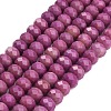 Faceted Dyed Natural White Jade Beads Strands GG-CBAE966-01B-B-2