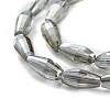 Electroplated Glass Beads Strands EGLA-H100-FR03-2